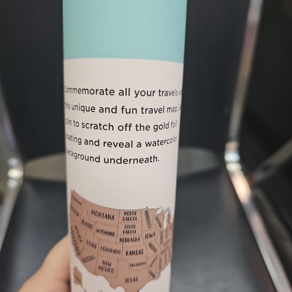 NIP Urban House Design Scratch Off USA Travel Map 27" X 19" United States - Picture 4 of 6